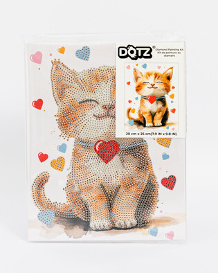 DIAMOND DOTZ ADULTS CANVA DARLING KITTY
 2