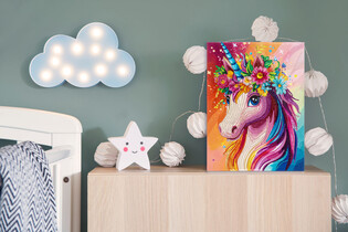 DIAMOND DOTZ ADULTS CANVA UNICORN PRINCESS
 3