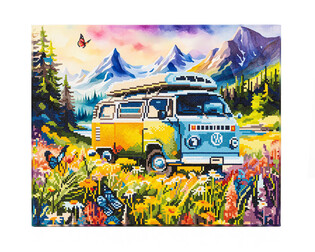 DIAMOND DOTZ ADULTS CANVA COUNTRYSIDE JOURNEY
