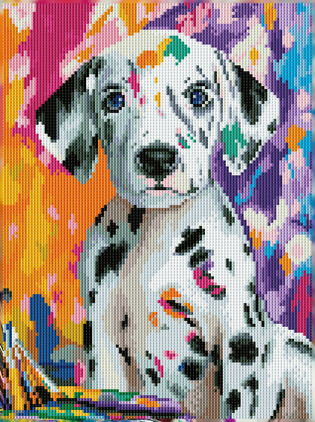 DIAMOND DOTZ ADULTS CANVA DALMATIAN PUP
 4