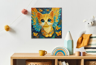 DIAMOND DOTZ ADULTS CANVA KITTEN ANGEL
 3