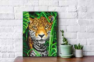 DIAMOND DOTZ ADULTS CANVA JAGUAR JUNGLE
 3