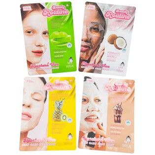 BEAUTY ROUTINE MASECZKI DO TWARZY MIX 2
