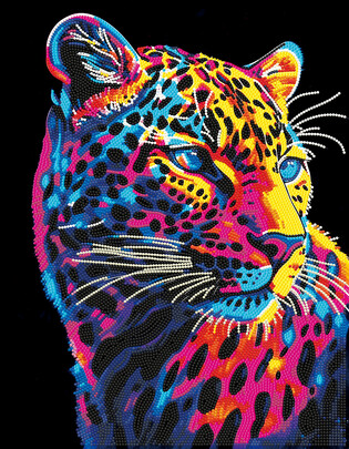 DIAMOND DOTZ ADULTS FLOCKED NEON GLOW HUNTER
 4