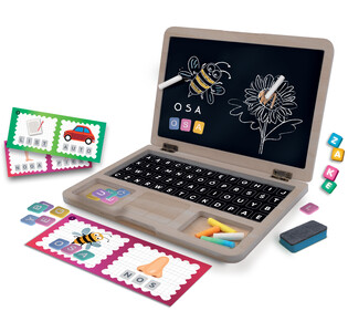 LISCIANI MONTESSORI MÓJ PIERWSZY DREWNIANY LAPTOP 2