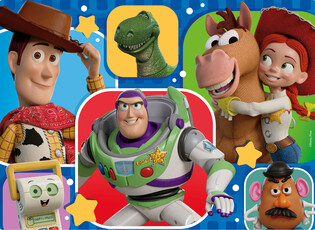 DISNEY PUZZLE DF MAXIFLOOR 4 X 48 TOY STORY 5 4