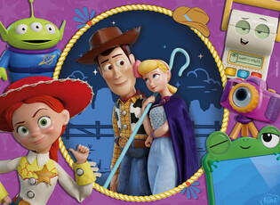 DISNEY PUZZLE DF MAXIFLOOR 4 X 48 TOY STORY 5 6