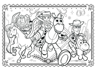 DISNEY PUZZLE DF MAXIFLOOR 4 X 48 TOY STORY 5 7
