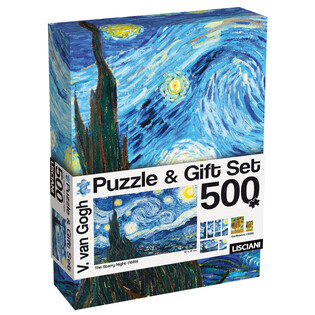 LISCIANI PUZZLE ADULTS I ZESTAW PODARUNKOWY VAN GOGH 500 ELEMENTÓW