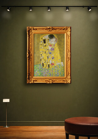 LISCIANI PUZZLE ADULTS I ZESTAW PODARUNKOWY KLIMT 500 ELEMENTÓW 4