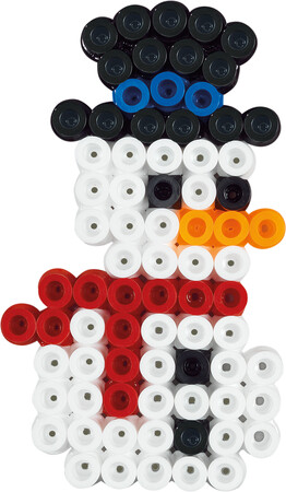 HAMA MAXI KORALIKI I PODSTAWKA W PUDEŁKU (600) 2